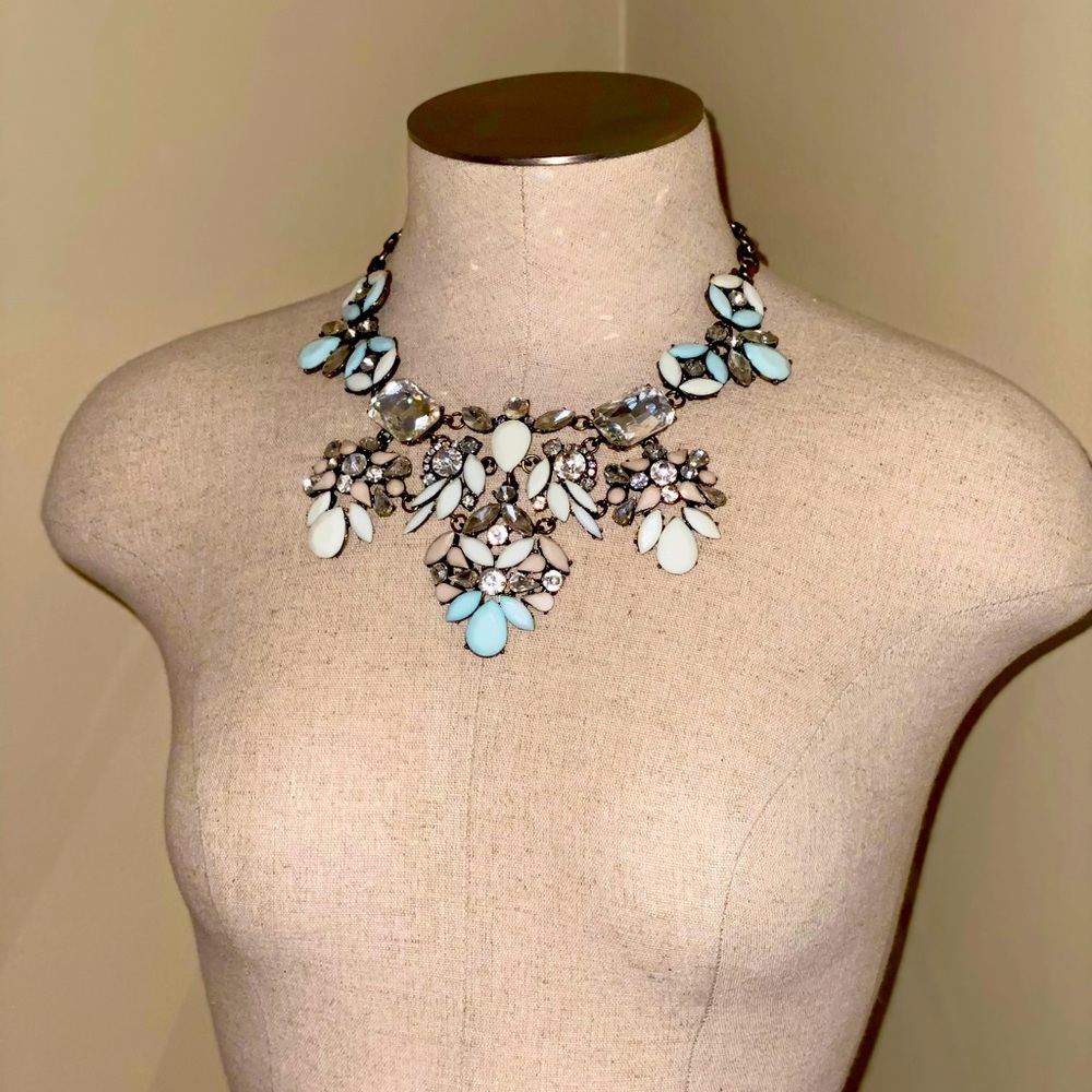 Eye Candy Crystal Collar drop necklace
